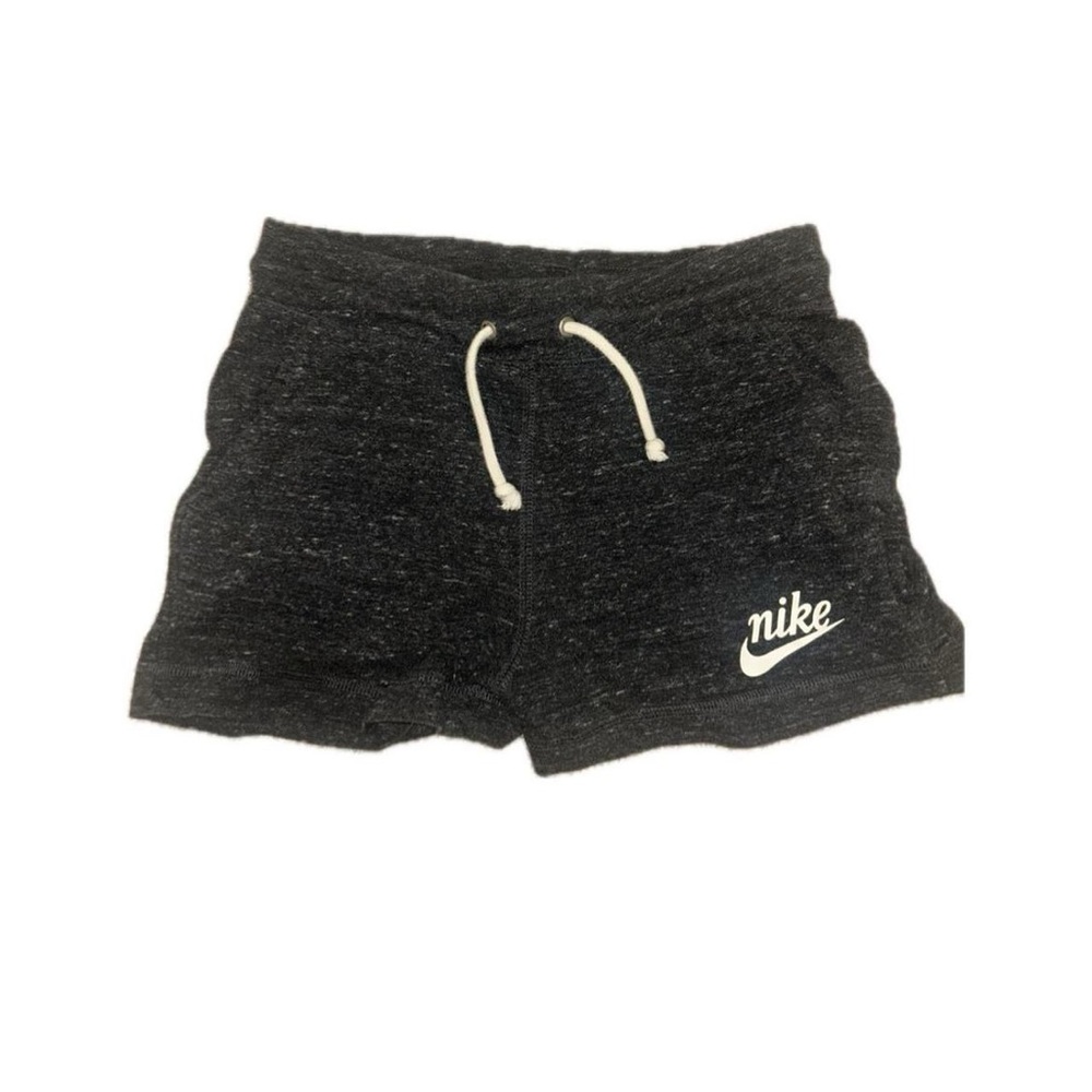 Nike Heathered Black Lounge Shorts